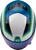 GMAX FF-98 Aftershock Helmet White/Neon Green Large with Integrated LED Rear Light and Quick-Release Face Shield