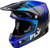 Fly Racing Formula S Carbon Protocol Helmet Black and Blue Large