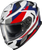 Scorpion EXO ECL-1104 Exo Eclipse Full Face Helmet Lunar White/Red/Blue Medium