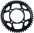 FIRE POWER Rear Sprocket Steel 49T Black - Durable Off-Road Performance