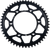 FIRE POWER Rear Sprocket Steel 51T Black - Durable Off-Road Motorcycle Part