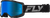 Fly Racing Zone Goggle Black/Black with Sky Blue Mirror Smoke Lens