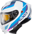 Scorpion EXO GT930 Cold Weather Helmet Modulus White/Blue Dual Pane - Part 93-1027-SD