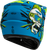 GMAX Youth MX 46Y Unstable Helmet Matte Blue/Green - Part D3465182