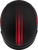 GMAX HH-65 Naked Retribution Helmet with Sun Shields - Matte Black/Red, Large