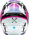 Fly Racing Formula CP Krypton Helmet White/Black/Purple Medium - Advanced Impact Protection and Lightweight Design