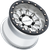 RACELINE Alpha Hyper Wheel 15x10 with 25mm Offset for Polaris RZR R - Silver/Black