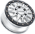 RACELINE Alpha BDLK 15x6.5 Beadlock Wheel for Polaris RZR R - Silver/Black