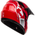 GMAX MX-46 Youth Compound Helmet in Red, Black & White - Adjustable Fit for Growing Riders