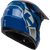 GMAX MX 46 Youth Compound Helmet Blue/Black/Grey - Adjustable & Ventilated