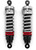 Burly Brand Slammer Plus Shocks 11.5 inch Chrome for Harley XL 1988-2003