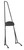 Burly Brand Stupid Tall Sissy Bar with Back Pad for Harley Dyna 2006-2017, Black or Chrome - Part B13-1509B