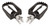 Burly Brand Mx Style M8 Rider Footpegs Black - Part B13-1007B