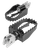 Burly Brand Mx Style M8 Rider Footpegs Black - Part B13-1007B