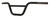Burly Brand Scrambler Bar 1-Inch Black for Harley-Davidson