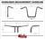 Burly Brand 13-Inch Bagger Bar with 1.25-Inch Diameter for Harley Davidson