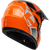 GMAX MX 46 Compound Helmet Orange/Black/Grey Small - DOT Approved Motorcycle Helmet with 19 Vents and Removable Interior