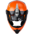 GMAX MX 46 Compound Helmet Orange/Black/Grey Small - DOT Approved Motorcycle Helmet with 19 Vents and Removable Interior