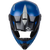GMAX MX 46 Compound Helmet Blue/Black/Grey Small - DOT Approved Motorcycle Helmet with Ventilation