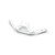 100-Percent Racecraft 2 Nose Guard White - Part Number 59117-00002