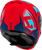 GMAX MD-04 Sector Matte Red/Blue Motorcycle Helmet with Removable COOLMAX Interior and Intercom Compatibility