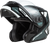 GMAX MD-04 Sector Helmet Black/Silver Small - Lightweight Cross-Country Riding Gear