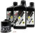 Klotz KU-102 Side-By-Side Oil Change Kit 5W50 with Oil Filter
