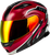 GMAX MD-01 Volta Helmet with LED Light and Coolmax Liner - Red Metallic