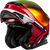 GMAX MD-01 Volta Helmet with LED Light and Coolmax Liner - Red Metallic