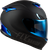 Fly Racing Sentinel Recon Helmet Matte Black/Blue Chrome XL with ECE and D.O.T. Approval