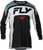 Fly Racing Lite Jersey Black/White/Denim Grey Small - Lightweight Performance Motocross Jersey