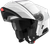 SENA Specter Smart Flip Up Helmet White XL – Advanced Touring Modular Helmet with Mesh Intercom 3.0 and Wave Technology
