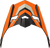 GMAX Mx 46 Cyclus Visor Black/Orange Small - Part G046951