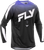Fly Racing Evolution DST Jersey Black/White/Purple Large - Lightweight Cycling Jersey with Advanced Ventilation