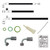 1964.5-70 Mustang / 67-68 Cougar SureFit Reduced Barrier Modified Hose Kit