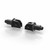 Rizoma PE760B Footpeg Mount Kit for Motorcycle - Black Anodized, Pair