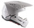 Alpinestars SM5 Solid Helmet White Glossy Medium - Certified Impact-Resistant Motorcycle Helmet