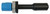 Bulkhead Beadlock Black Male Fitting - Straight NO 8 Reduced Barrier Hose Fitting