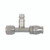 Braided Line Fitting Straight with 134a Service Port  for NO 6 Hose