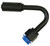 Beadlock O-Ring Black Fitting - 135 Degree NO 6 Reduced Barrier Hose Fitting