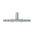 NO 6 Hose Fitting - Straight Splice with 134a Service Port