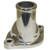 Polished aluminum offset water neck