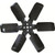 Direct Mount Fan Blade 18.25 IN. x 2 IN. steel fan
