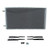 Horizontal SuperFlow® Unpainted Condenser with Brackets, 14 IN. Tall x 25.5 IN. Wide x .83 IN. Thick