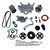 Front Runner® Drive System, Small Block Ford, Black/Chrome, Power Steering without Pump