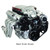 Front Runner® Drive System, GM LS, Black/Chrome, without Power Steering