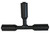 Beadlock Male Black T-Fitting NO 6 Reduced Barrier Hose
