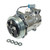 Direct GM Truck-SUV Replacement Compressor with 6-Groove Serpentine Pulley and Polished Finish
