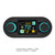Dakota Digital HDX/RDX Automatic Climate Control - Black/Black Alloy