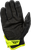 Fly Racing Coolpro Force Gloves Black/Hi Vis Medium - Durable Leather and Mesh Motorcycle Gloves